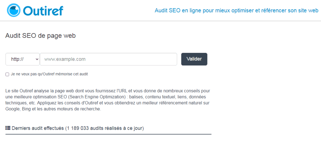 Analyser SEO on-page gratuitement