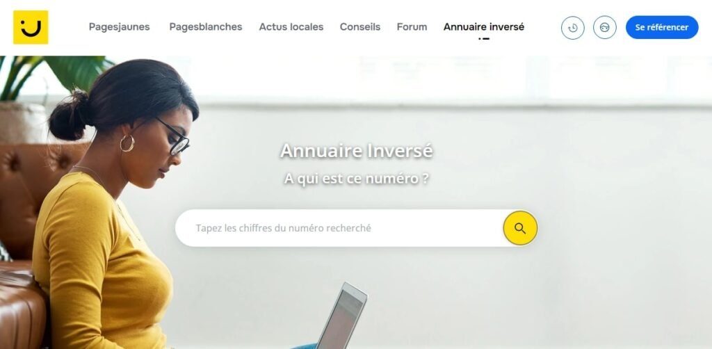 Pagesjaunes Annuaire inversé 